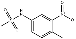 4'-METHYL-3'-NITROMETHANESULFONANILIDE Struktur