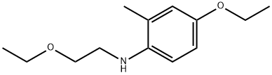 p-Phenetidine, N-(2-ethoxyethyl)-2-methyl- (8CI) Struktur