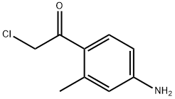 Ethanone, 1-(4-amino-2-methylphenyl)-2-chloro- (9CI) Structure
