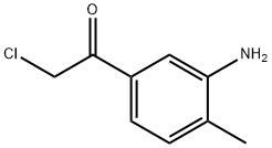 Ethanone, 1-(3-amino-4-methylphenyl)-2-chloro- (9CI) Structure