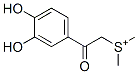 (2-(3,4-dihydroxyphenyl)-2-oxoethyl)dimethylsulfonium Structure