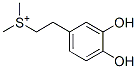 (2-(3,4-dihydroxyphenyl)ethyl)dimethylsulfonium Structure