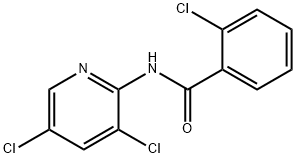 BENZAMIDE, 2-CHLORO-N-(3,5-DICHLORO-2-PYRIDINYL)- Structure
