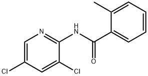 N-(3,5-DICHLORO-2-PYRIDINYL)-2-METHYL-BENZAMIDE 化学構造式
