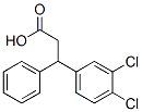 3-(3,4-二氯苯基)-3-苯基丙酸, 80272-06-6, 结构式