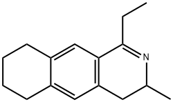 Benz[g]isoquinoline, 1-ethyl-3,4,6,7,8,9-hexahydro-3-methyl- (8CI) Struktur