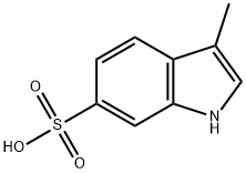 Indole-6-sulfonic acid, 3-methyl- (8CI) Struktur