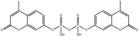 bis(4-methylumbelliferyl)pyrophosphate 结构式