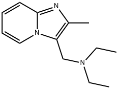 Imidazo[1,2-a]pyridine, 3-[(diethylamino)methyl]-2-methyl- (8CI) Struktur