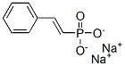 disodium (2-phenylvinyl)phosphonate Structure