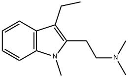 Indole, 2-[2-(dimethylamino)ethyl]-3-ethyl-1-methyl- (8CI)|