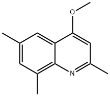 Quinoline, 4-methoxy-2,6,8-trimethyl- (9CI) 化学構造式