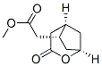 2-Oxabicyclo[3.2.1]octane-6-aceticacid,3-oxo-,methylester,(1R,5R,6R)-(9CI) Structure
