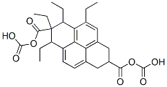 1,2,3,6,7,8-Hexahydropyrene-2,2,7,7-tetracarboxylic acid tetraethyl ester Structure