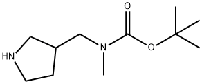 3-N-BOC-3-N-METHYL-AMINOMETHYL PYRROLIDINE Structure