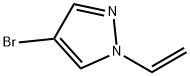 4-ブロモ-1-ビニル-1H-ピラゾール 化学構造式