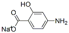 对氨水杨酸钠 结构式