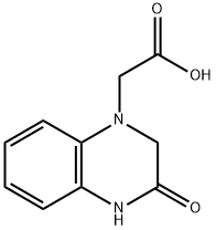 (3-OXO-3,4-DIHYDRO-2H-QUINOXALIN-1-YL)-ACETIC ACID Structure