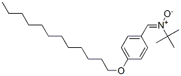alpha-(4-dodecyloxyphenyl)-N-tert-butyl nitrone Structure