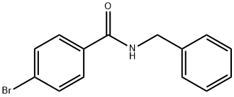N-ベンジル-4-ブロモベンズアミド 化学構造式