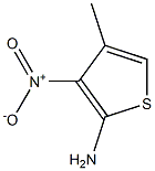 2-Thiophenamine,  4-methyl-3-nitro- Structure