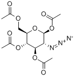 1,3,4,6-四-O-乙酰基-2-叠氮-2-脱氧-Β-D-吡喃葡萄糖 结构式