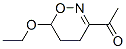 Ethanone, 1-(6-ethoxy-5,6-dihydro-4H-1,2-oxazin-3-yl)- (9CI) Structure