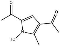 Ethanone, 1,1-(1-hydroxy-5-methyl-1H-pyrrole-2,4-diyl)bis- (9CI) Structure