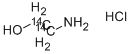 ETHANOLAMINE HYDROCHLORIDE, [1,2-14C]- Struktur