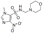 1H-Imidazole-5-sulfonamide, 1-methyl-N-(4-morpholinylmethyl)-4-nitro- Struktur