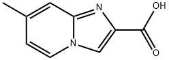 7-甲基咪唑[1,2-A]吡啶-2-甲酸, 80353-94-2, 结构式