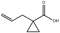 1-烯丙基环丙基甲酸, 80360-57-2, 结构式