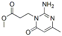 1(6H)-Pyrimidinepropionicacid,2-amino-4-methyl-6-oxo-,methylester(8CI) Structure