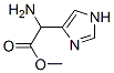 1H-Imidazole-4-acetic  acid,  -alpha--amino-,  methyl  ester  (9CI) Structure