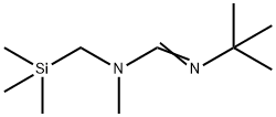 N-甲基-N-三甲基硅甲基-N'-叔丁基脒 结构式