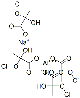 乳酸氯羟化铝钠, 8038-93-5, 结构式