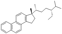 C28トリ芳香族ステラン(R C28 TA; 17B(CH3),20R C28 TRIAROMATIC STERANE), IN ISOOCTANE (50ΜG/ML) 化学構造式