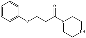 3-苯氧基-1-(哌嗪-1-基)丙-1-酮 结构式