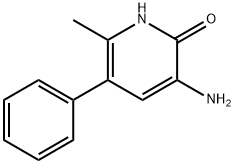 3-アミノ-6-メチル-5-フェニルピリジン-2(1H)-オン 化学構造式