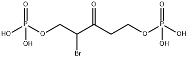 2-bromo-1,5-dihydroxy-3-pentanone 1,5-bisphosphate|