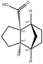 4,7-Methano-3aH-indene-3a-carboxylic acid, octahydro-, (3aalpha,4beta, 7beta,7aalpha)- Struktur
