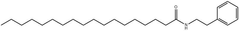OctadecanaMide, N-(2-phenylethyl)- 化学構造式