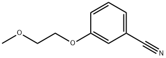3-(2-甲氧基乙氧基)苯甲腈, 80407-67-6, 结构式