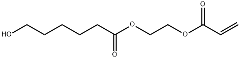 6-ヒドロキシヘキサン酸2-[(1-オキソ-2-プロペニル)オキシ]エチル 化学構造式