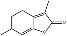 5,6-dihydro-3,6-dimethyl-4H-benzofuran-2-one Struktur