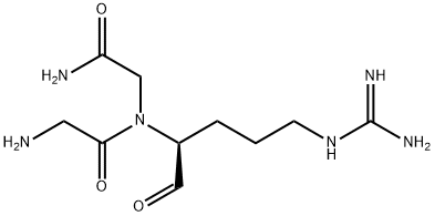 glycyl-glycyl-argininal Struktur