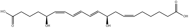 20-CARBOXY-LEUKOTRIENE B4 Struktur
