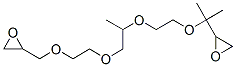 2,2'-(6,,-trimethyl-2,5,8,11-tetraoxadodecane-1,12-diyl)bisoxirane Struktur