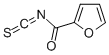イソチオシアン酸2-フロイル 化学構造式