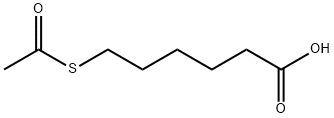 6-乙酰基硫代己酸, 80441-57-2, 结构式